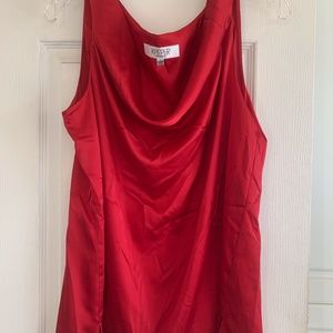 Kasper brand Red "silky" tanktop